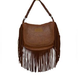 Wrangler NWT❗️Western Fringe Hobo Shoulder Crossbody Bag